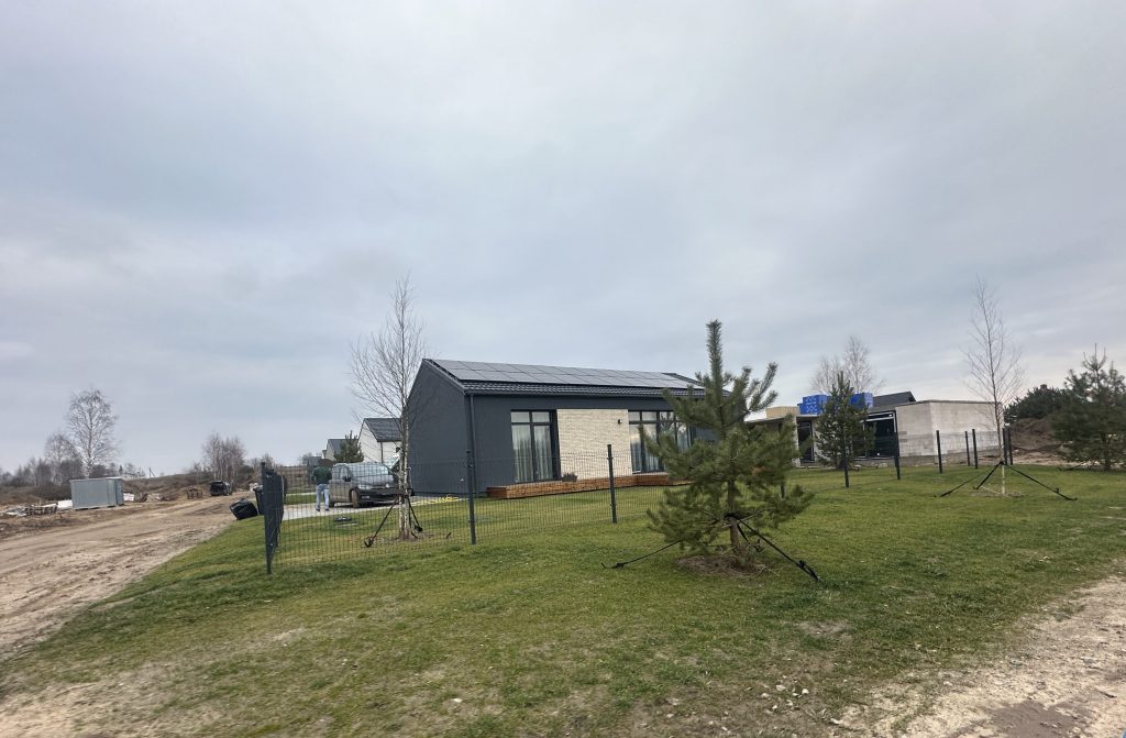 Daškūnų slėnis (Daškūnų g. 24, 24A, 24B, 24C, 24D, 24E, 26, 26A, 26B, 26C, 26D, 26E, 28, 28A, 28B, 28C, 28D, Nemėžėlės g. 5, 7, 9, 11, 13) - Private house community - construction photos