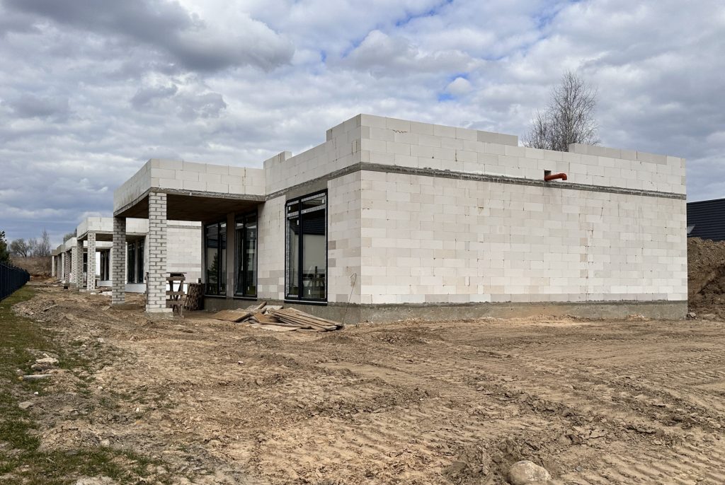 Daškūnų slėnis (Daškūnų g. 24, 24A, 24B, 24C, 24D, 24E, 26, 26A, 26B, 26C, 26D, 26E, 28, 28A, 28B, 28C, 28D, Nemėžėlės g. 5, 7, 9, 11, 13) - Private house community - construction photos