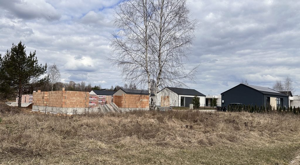 Daškūnų slėnis (Daškūnų g. 24, 24A, 24B, 24C, 24D, 24E, 26, 26A, 26B, 26C, 26D, 26E, 28, 28A, 28B, 28C, 28D, Nemėžėlės g. 5, 7, 9, 11, 13) - Private house community - construction photos