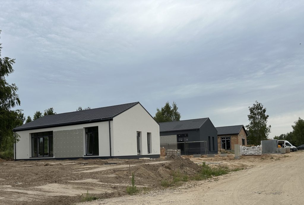 Daškūnų slėnis (Daškūnų g. 24, 24A, 24B, 24C, 24D, 24E, 26, 26A, 26B, 26C, 26D, 26E, 28, 28A, 28B, 28C, 28D, Nemėžėlės g. 5, 7, 9, 11, 13) - Private house community - construction photos