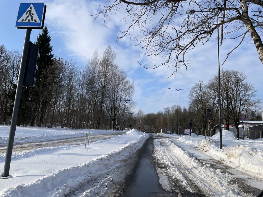 Eisiškių pl. dublis ties Balio Karvelio g. 22 ir sankryža su Metalo g. (Eisiškių pl.) - Iela - būvdarbu attēli