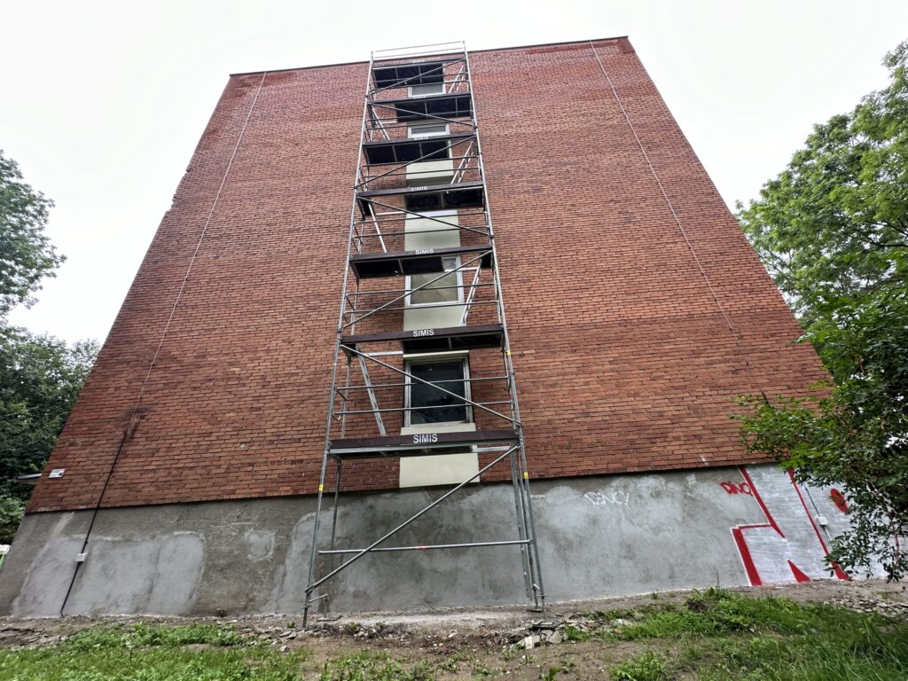 Mėnulio sodai (Jaunystės g. 4) - Multi apartment - construction photos