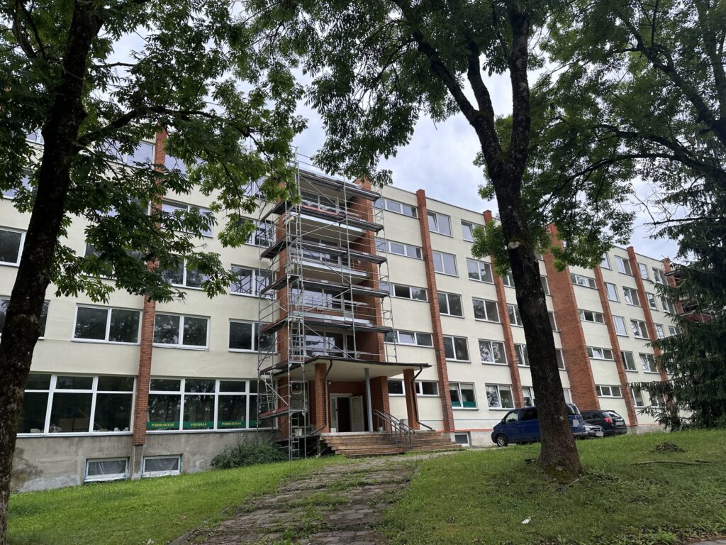 Mėnulio sodai (Jaunystės g. 4) - Multi apartment - construction photos