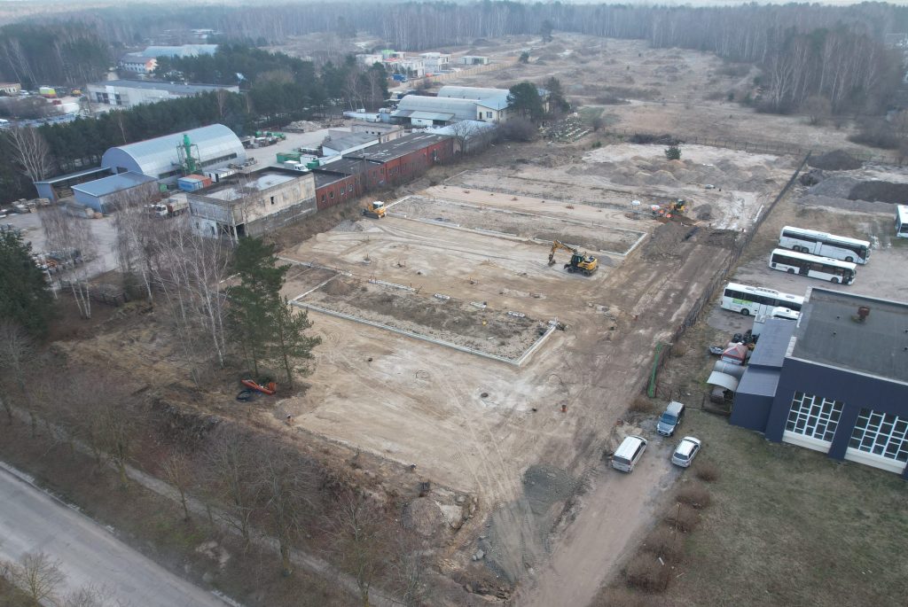 Prekybos centras ir sandėliai Medvalakio g. 16 (Medvalakio g. 16) - Warehouse / Distribution center - construction photos
