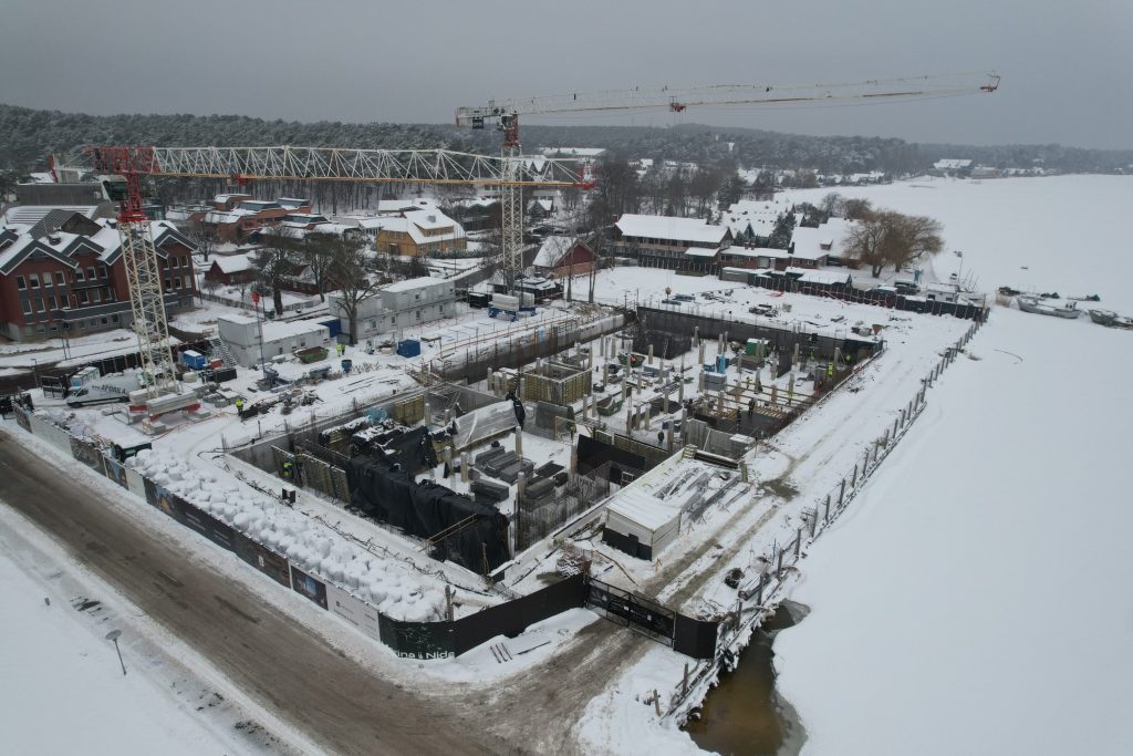 Marina Nida (Naglių g. 18) - Food services, Health center, Hotel, Shopping center - construction photos