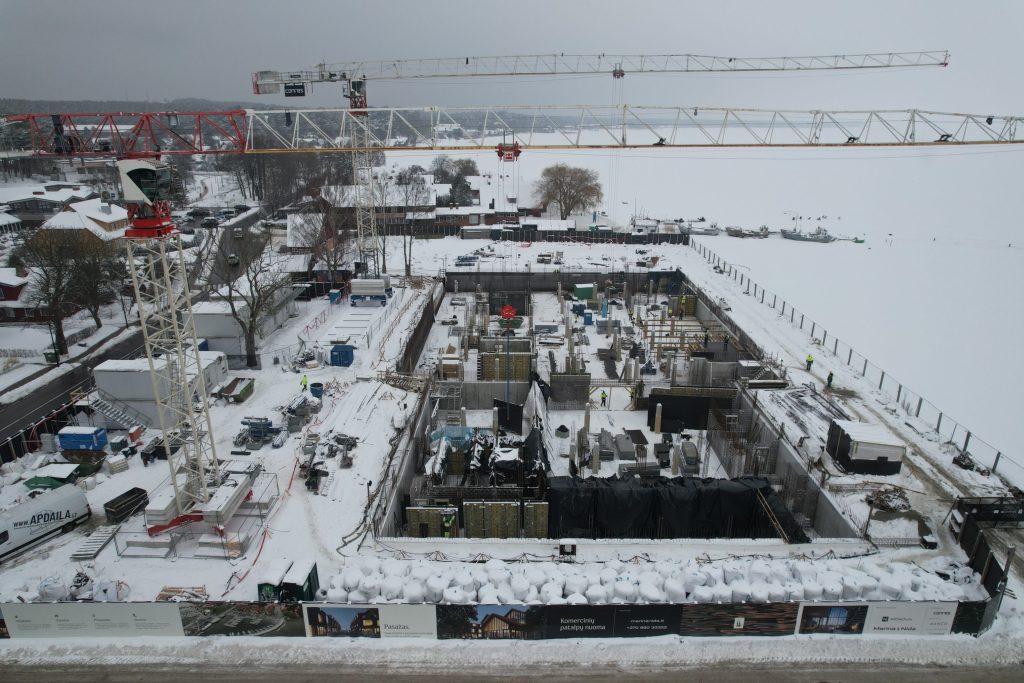 Marina Nida (Naglių g. 18) - Food services, Health center, Hotel, Shopping center - construction photos