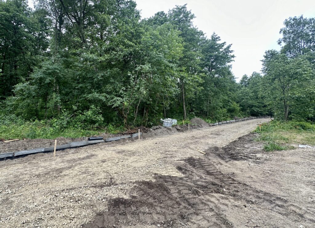 Pėsčiųjų, dviračių takas Smiltynė - Nida tarp 0-2 km ir 15-34 km (Nidos - Smiltynės pl.) - Bike path, Pedestrian path - construction photos