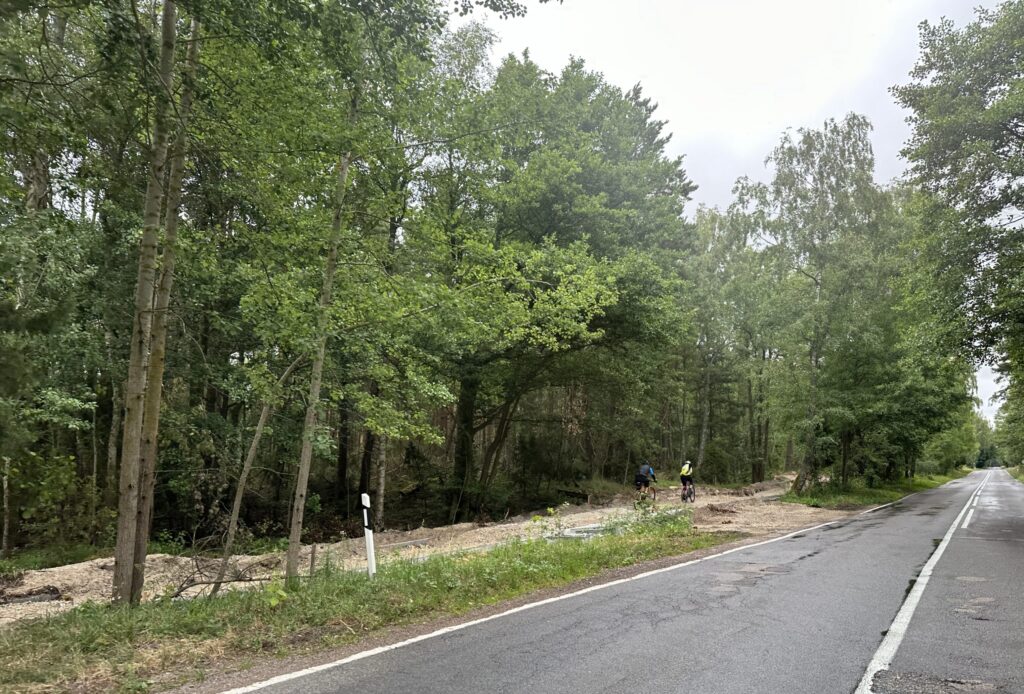 Pėsčiųjų, dviračių takas Smiltynė - Nida tarp 0-2 km ir 15-34 km (Nidos - Smiltynės pl.) - Bike path, Pedestrian path - construction photos