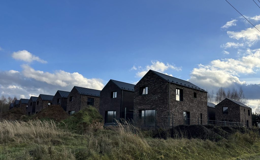 Salininkų alėja (Griežlių g. 30, 32, 34, 36, 38, 42, 44, 46, 48) - Row housing - construction photos