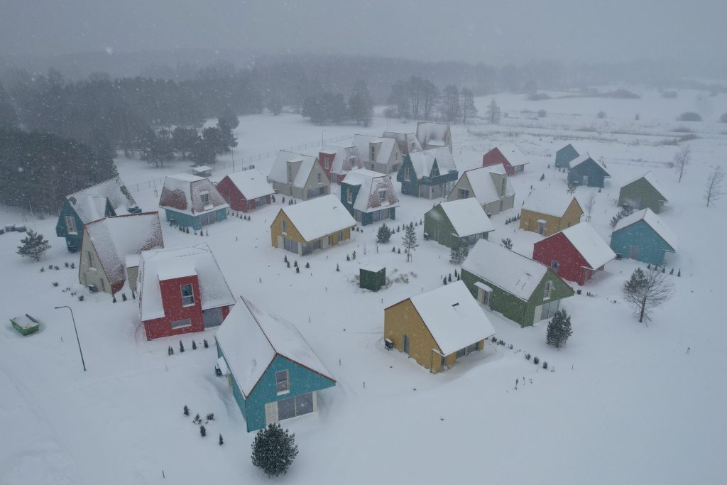 Vėjo miestelis | 1 etapas (Vėjavaikių g. 1, 3, 10, 12) - Private house community - construction photos