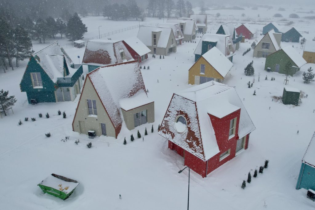 Vėjo miestelis | 1 etapas (Vėjavaikių g. 1, 3, 10, 12) - Private house community - construction photos