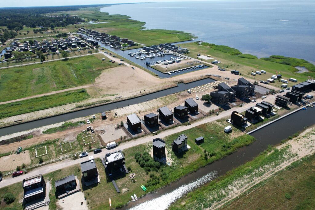 Svencele Dunes | 3A1 etapas (Marių g. 15, 17, 19, 21, 23, 25, 27, 29, 31) - Row housing - construction photos