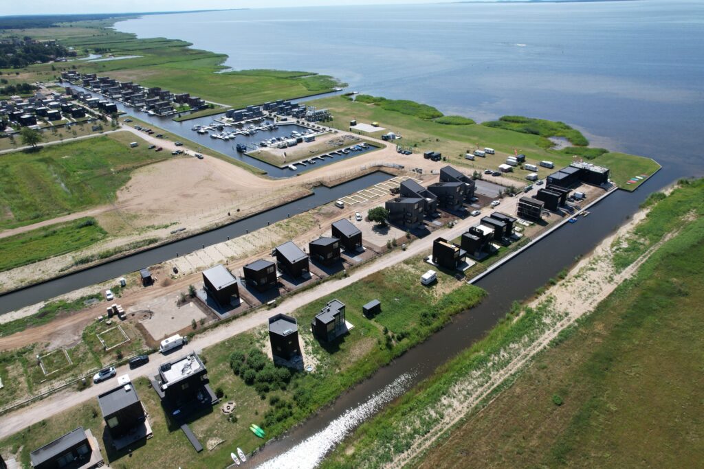 Svencele Dunes | 3A1 etapas (Marių g. 15, 17, 19, 21, 23, 25, 27, 29, 31) - Row housing - construction photos