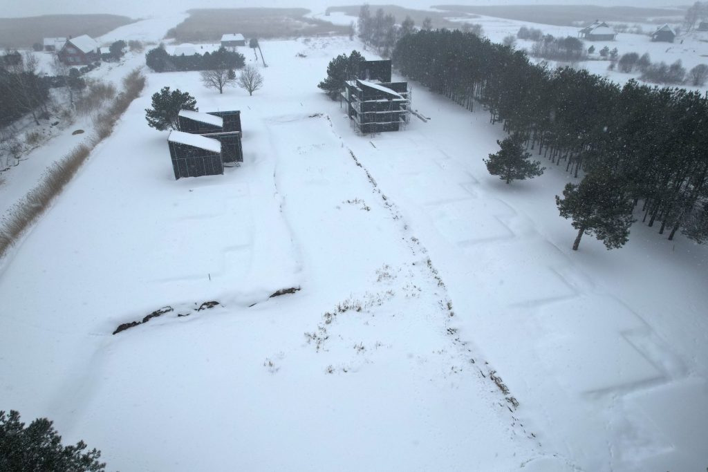 Sakų namai (Svencelės g. 83a, 83b) - Private house community, Row housing - construction photos