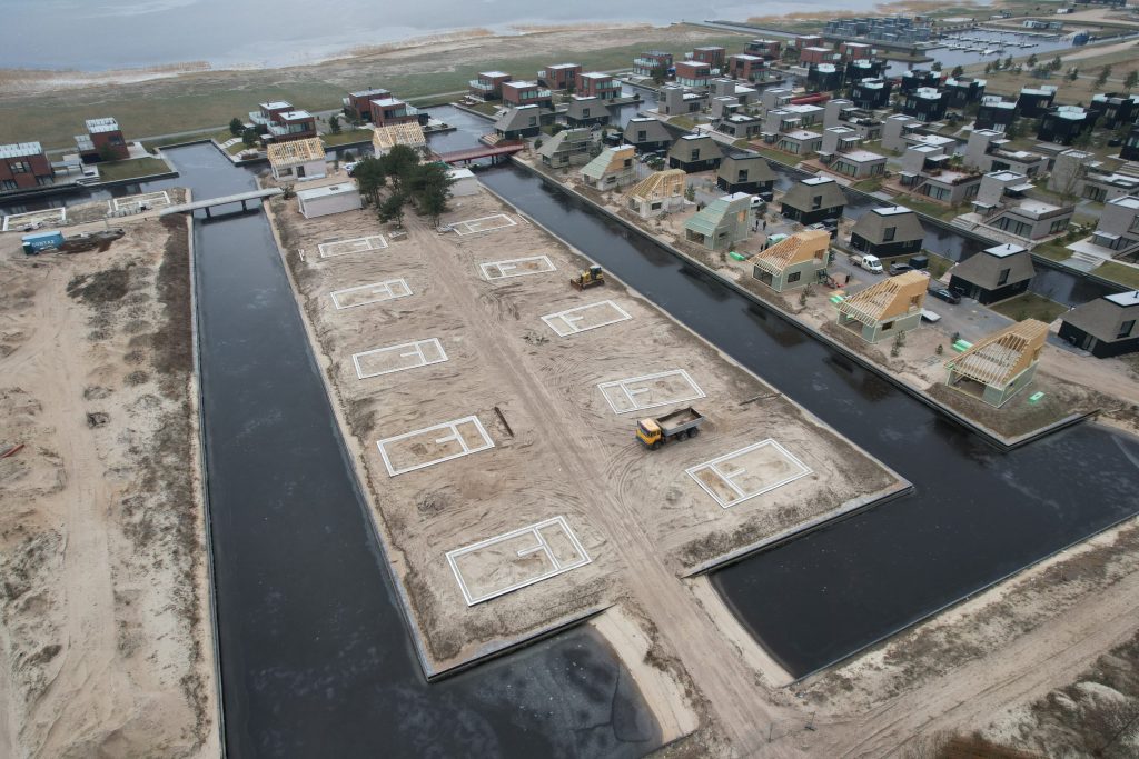 Svencelės salos | Nidos sala (Nidos g. 1, 2, 3, 4, 5, 6, 7, 8, 9, 10, 11, 12, Vandenų g. 4, 6) - Private house community - construction photos