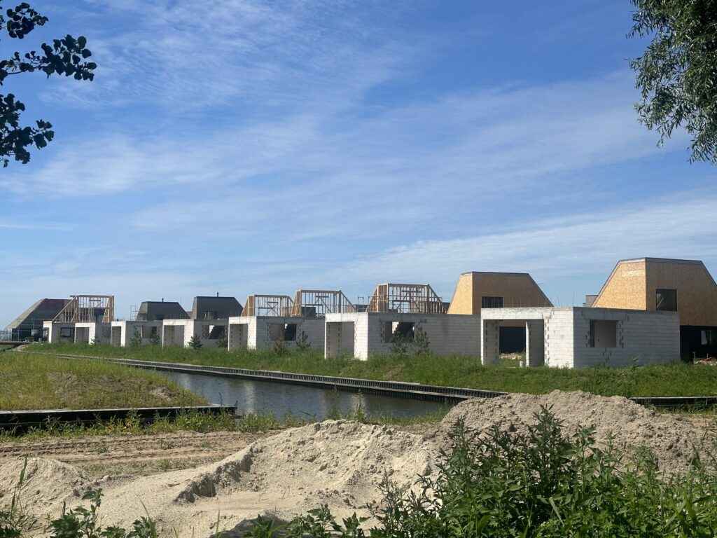 Svencelės salos | Preilos sala (Preilos g. 1, 2, 3, 4, 5, 6, 7, 8, 9, 10, 11, 12, 13, 14, Vandenų g. 8, 10) - Private house community - construction photos