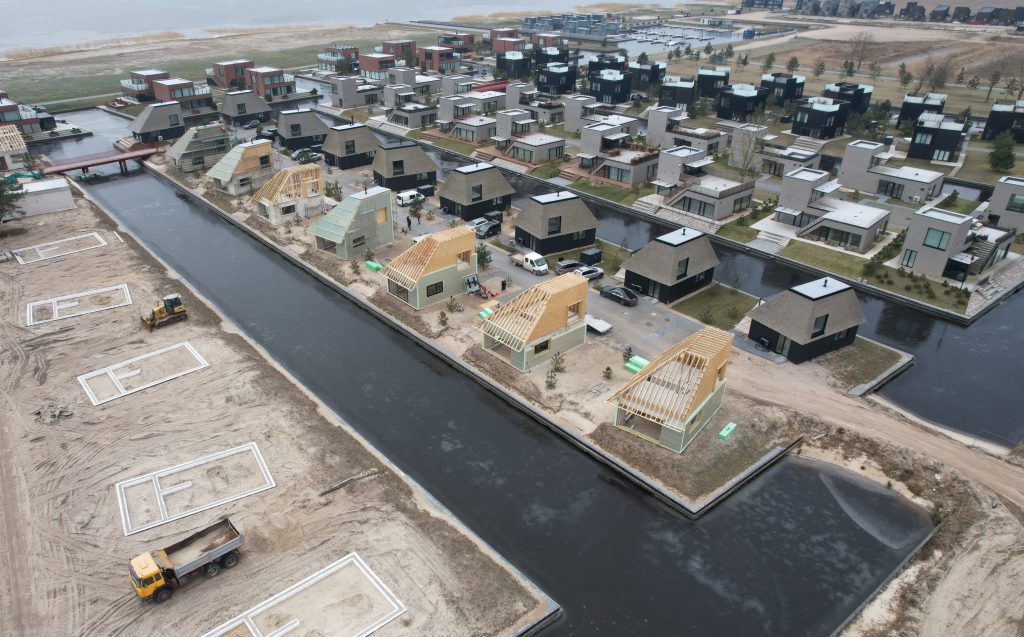 Svencelės salos | Preilos sala (Preilos g. 1, 2, 3, 4, 5, 6, 7, 8, 9, 10, 11, 12, 13, 14, Vandenų g. 8, 10) - Private house community - construction photos