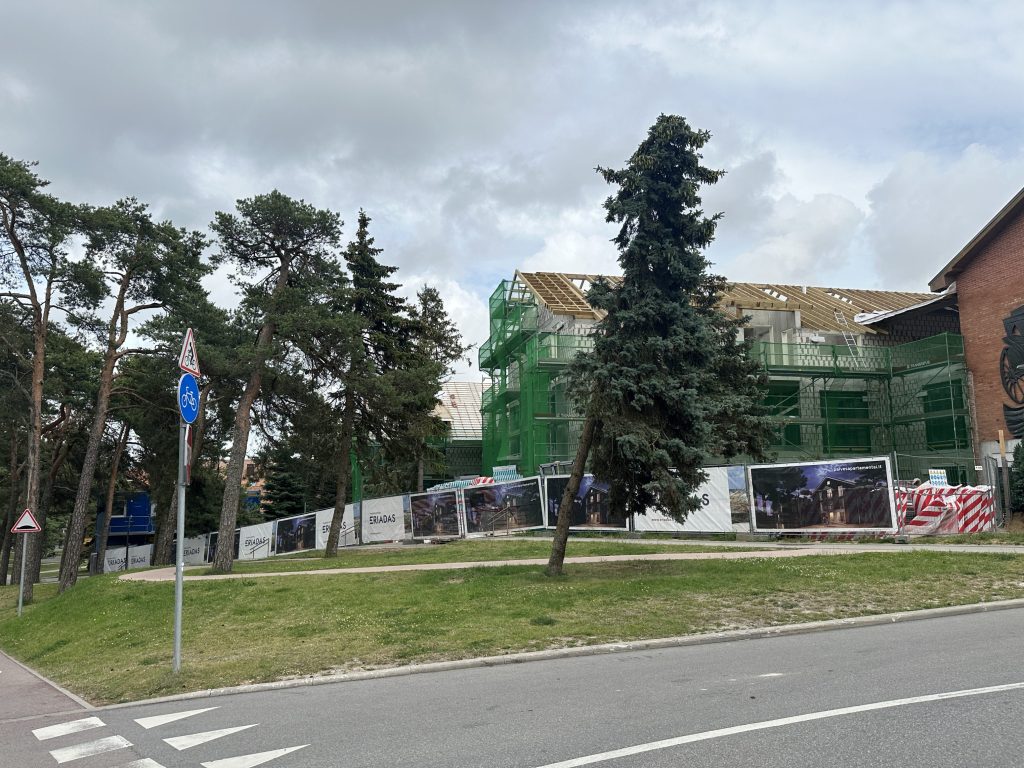 Palvės Apartamentai (Taikos g. 13) - Multi apartment - construction photos