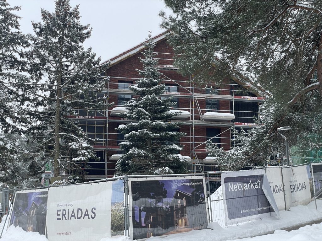 Palvės Apartamentai (Taikos g. 13) - Multi apartment - construction photos
