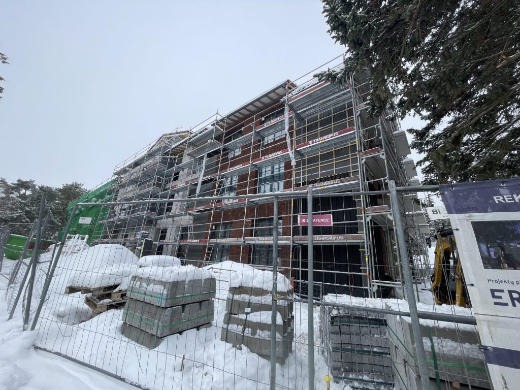 Palvės Apartamentai (Taikos g. 13) - Multi apartment - construction photos