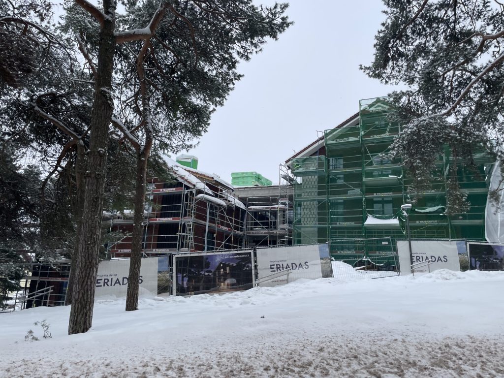 Palvės Apartamentai (Taikos g. 13) - Multi apartment - construction photos