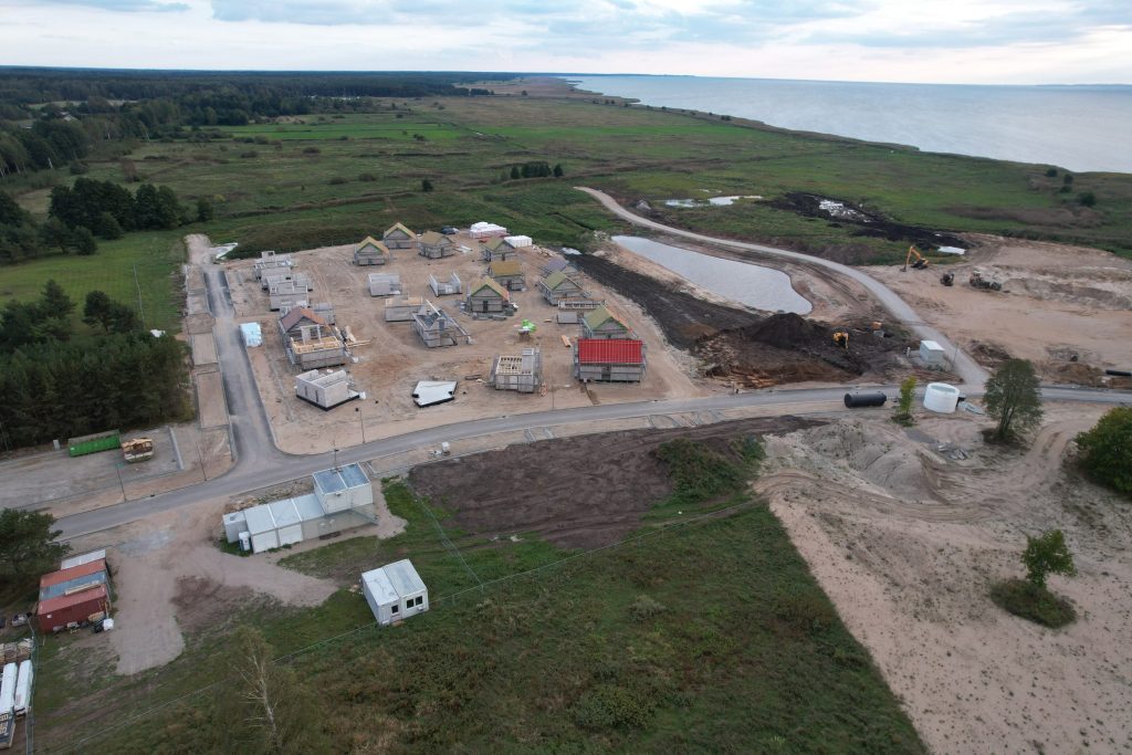 Vėjo miestelis | 1 etapas (Vėjavaikių g. 1, 3, 10, 12) - Private house community - construction photos