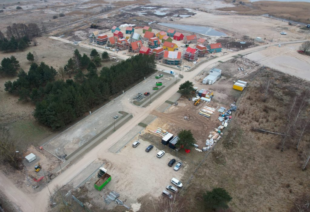 Vėjo miestelis | 1 etapas (Vėjavaikių g. 1, 3, 10, 12) - Private house community - construction photos