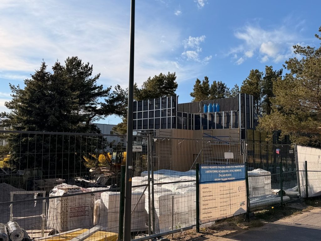 Vilnius Tech praktikų bazė korpusai 1 ir 2 (Žaliasis kel. 6) - Zinātnes centrs - būvdarbu attēli