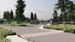 E. A. Jonušo gatvės atnaujinimas 1 ir 3 etapai vizualizācija