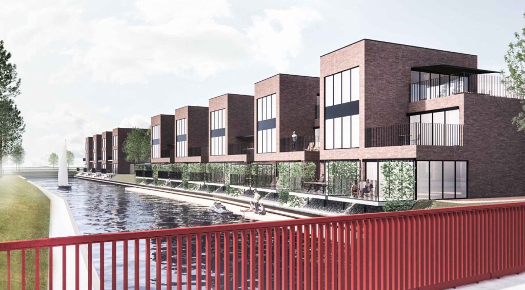 Svencele Dunes | 3C1 etapas (Marių g. 34, 36, 38, 40) - Row housing - visualization