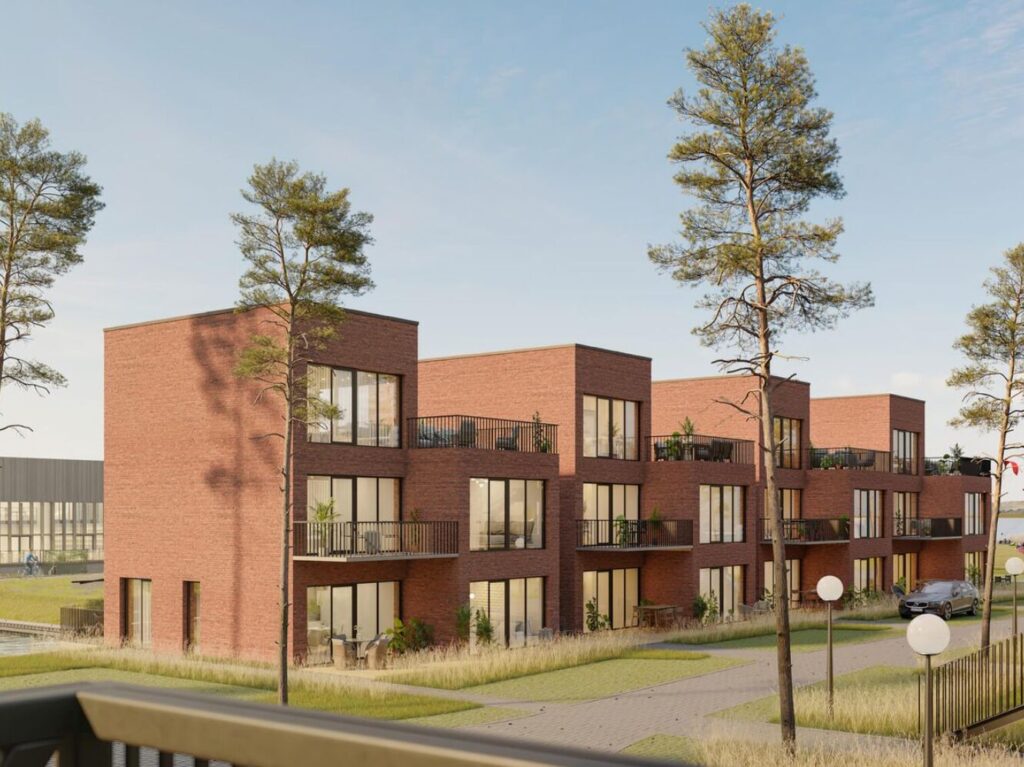 Svencele Dunes | 3D1 etapas (Marių g. 24, 26, 28, 30, 32) - Row housing - visualization