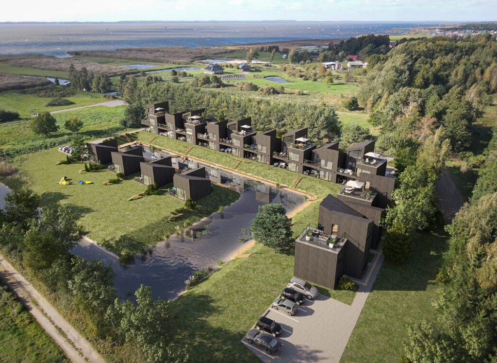 Sakų namai (Svencelės g. 83a, 83b) - Private house community, Row housing - visualization