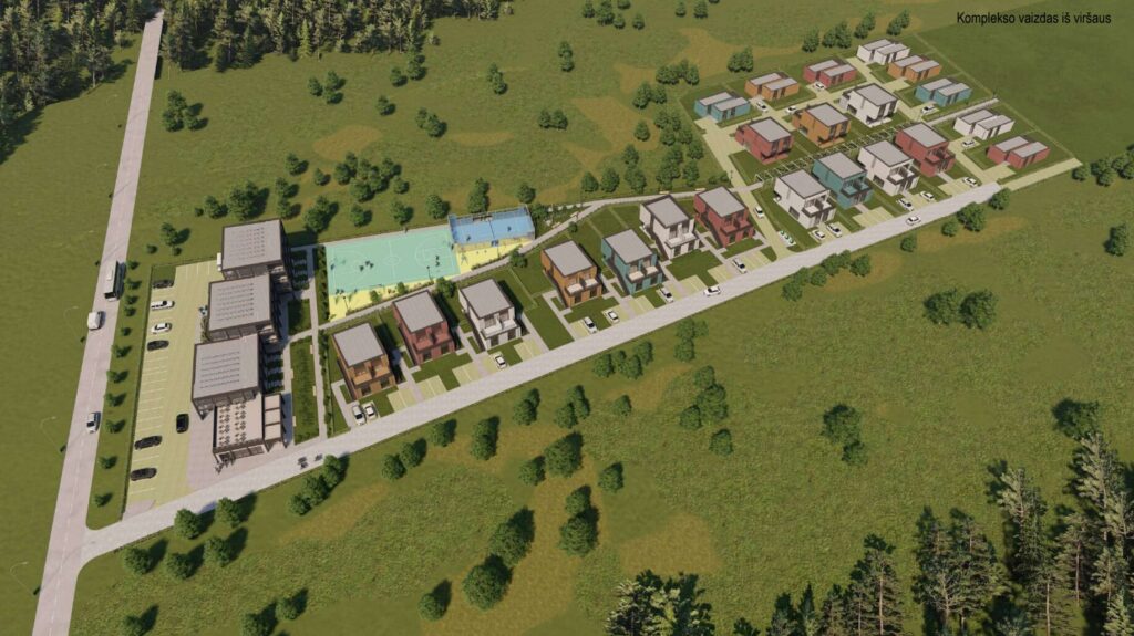 Svencelės g. 61 (Svencelės g. 61) - Multi apartment, Private house community, Row housing - visualization