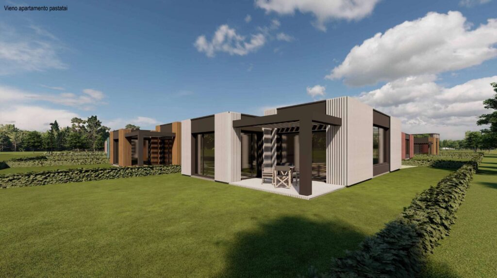 Svencelės g. 61 (Svencelės g. 61) - Multi apartment, Private house community, Row housing - visualization