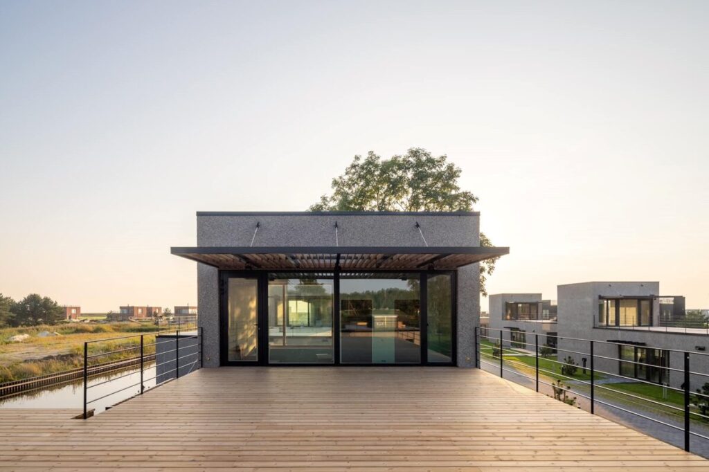 Svencelės salos | Pervalkos sala (Pervalkos g. 1, 2, 3, 4, 5, 6, 7, 8, 9, 10, 11, 12, 13, 14, 15, 16, Vandenų g. 12, 14) - Private house community - visualization