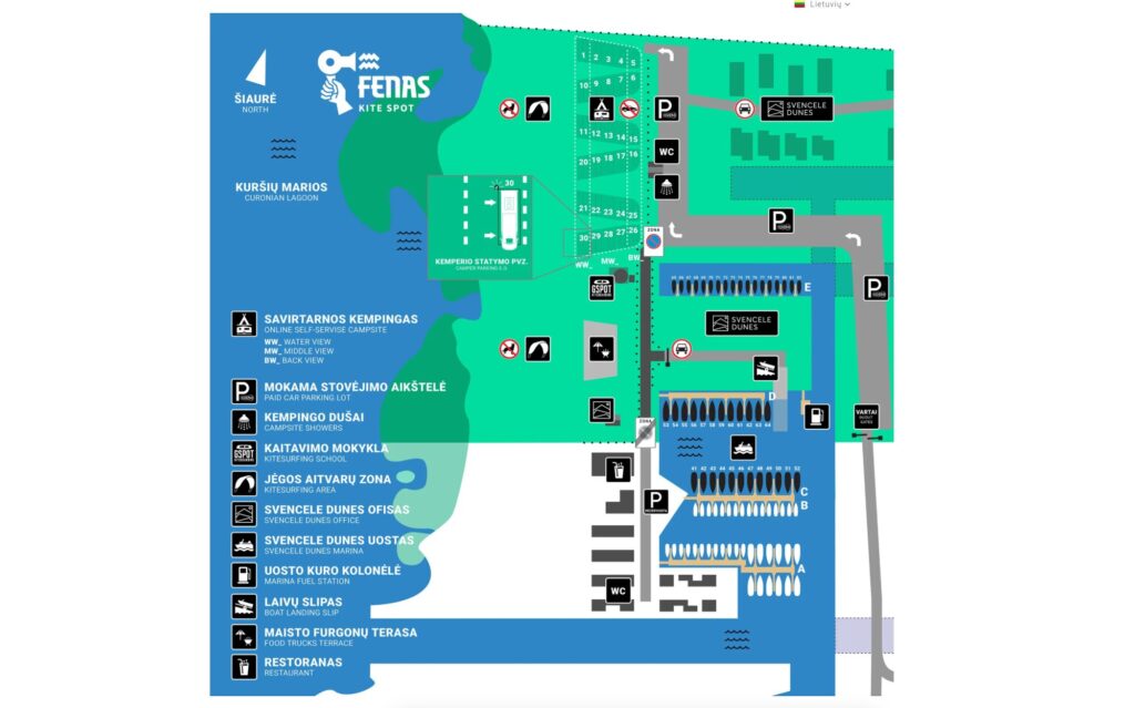 Svencele Dunes | Mažųjų laivų uostas (Svencelės g. 53B, 53C, 53D) - Port / Harbour - visualization