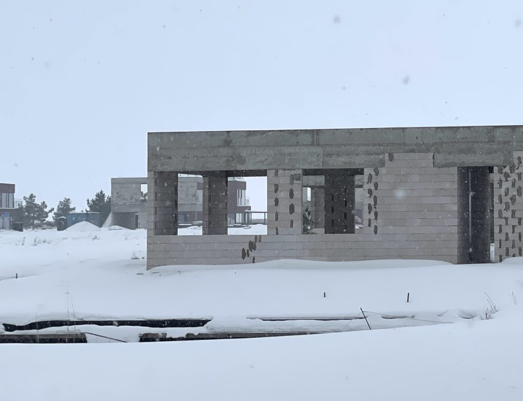 Svencelės salos | Vėjų g. dalis (Vėjų g. 1, 3, 5, 7, 9, 11, 13, Vandenų g. 2, 4) - Private house community - construction photos