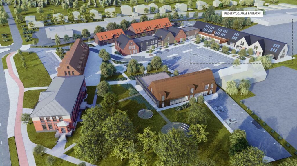 Sendvario dvaras Tilžės g. 51 (Tilžės g. 51) - Verslo centras, Prekybos centras - vizualizacija