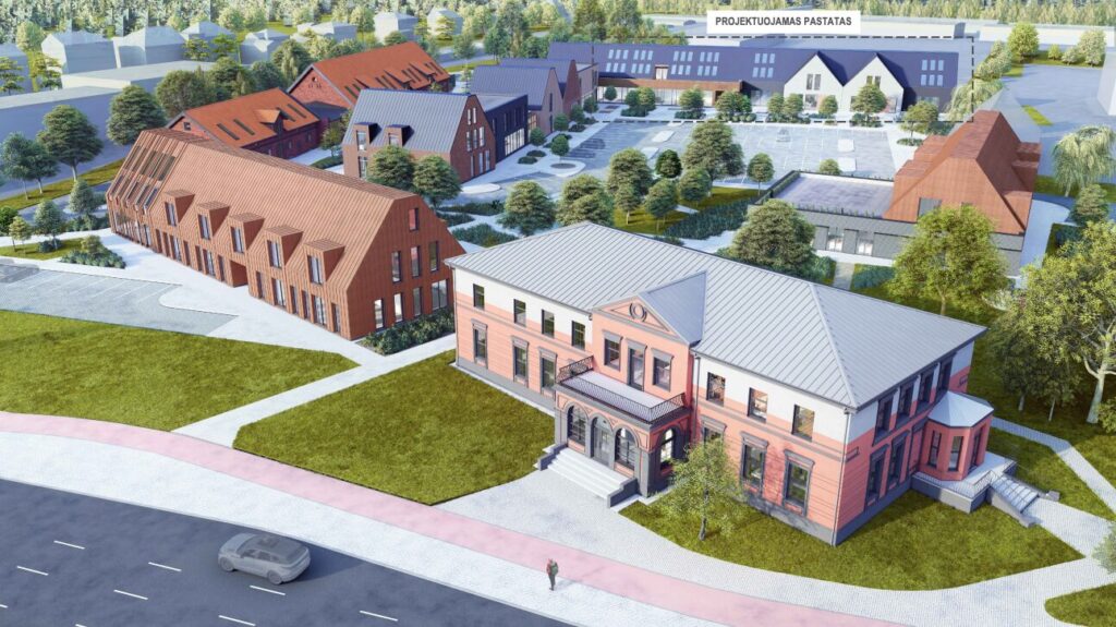 Sendvario dvaras Tilžės g. 51 (Tilžės g. 51) - Verslo centras, Prekybos centras - vizualizacija