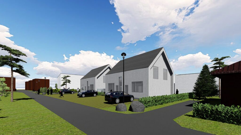 Vaivorykštės g. 23B (Vaivorykštės g. 23B) - Row housing - visualization