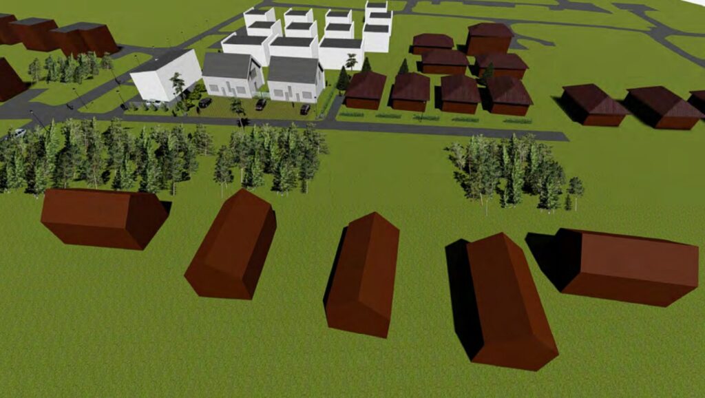 Vaivorykštės g. 23B (Vaivorykštės g. 23B) - Row housing - visualization