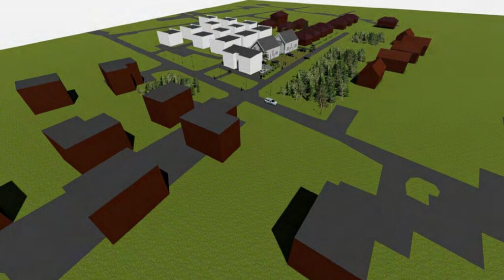 Vaivorykštės g. 23B (Vaivorykštės g. 23B) - Row housing - visualization