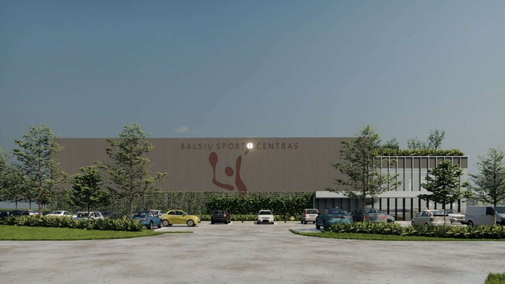 Žaliųjų ežerų g. 175 (Žaliųjų ežerų g. 175) - Sporto arena, Sporto aikštynas ar kortai - vizualizacija