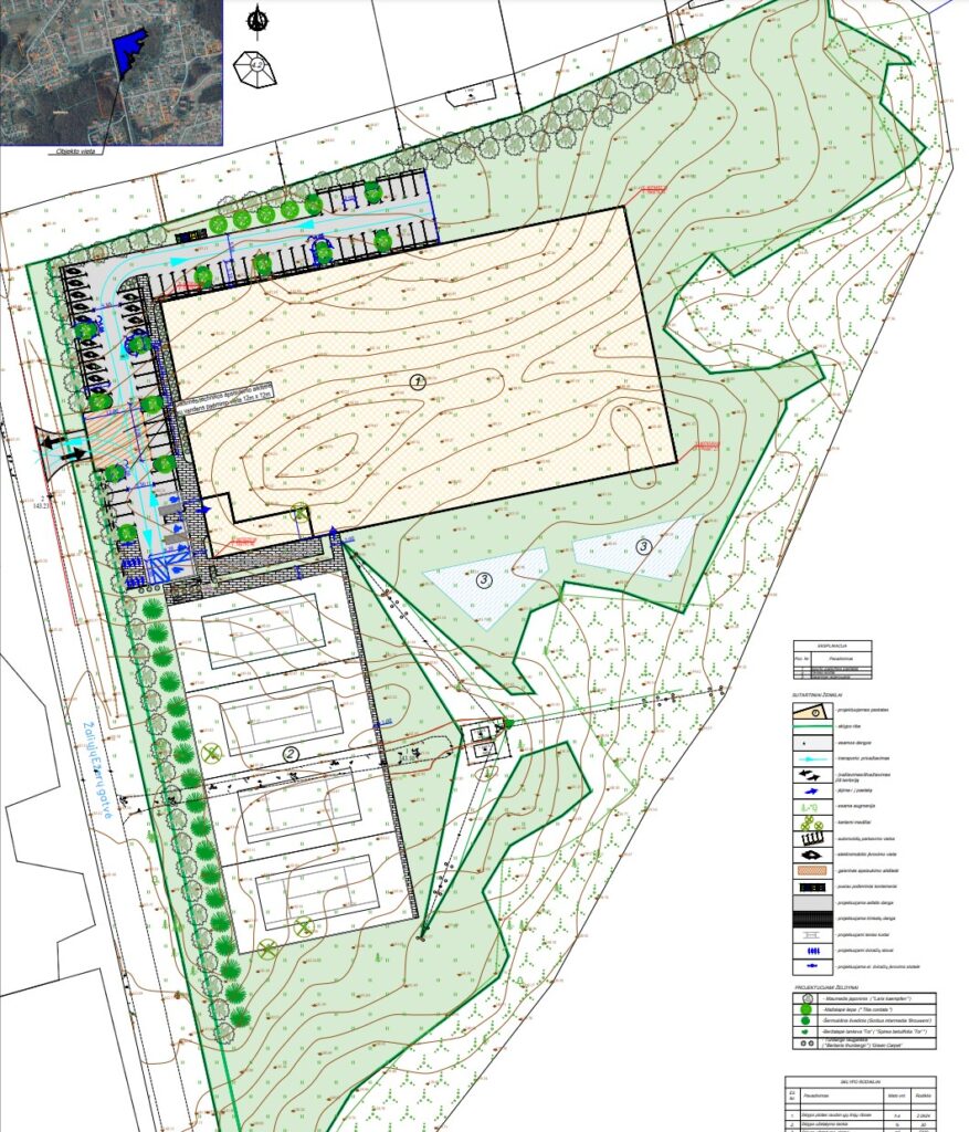 Žaliųjų ežerų g. 175 (Žaliųjų ežerų g. 175) - Sporto arena, Sporto aikštynas ar kortai - vizualizacija
