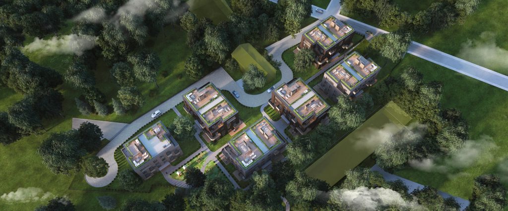 Ąžuolyno namai (Vaižganto g. 11) - Daugiabutis - vizualizacija