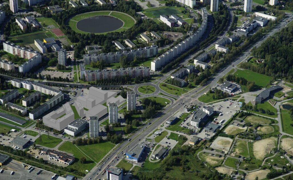 Ehitajate tee 109 (Ehitajate tee 109) - Viesnīca, Daudzdzīvokļu nams, Nepārtikas veikals, Cita komerciāla - vizualizācija