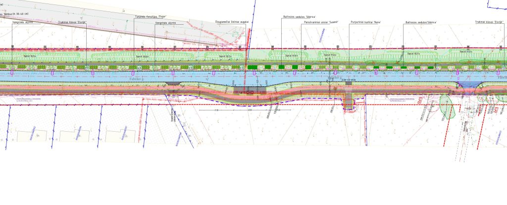 Fabriko g. atkarpa tarp Galvės g. ir Jogėliškių g. (Fabriko g.) - Bike path, Street - visualization