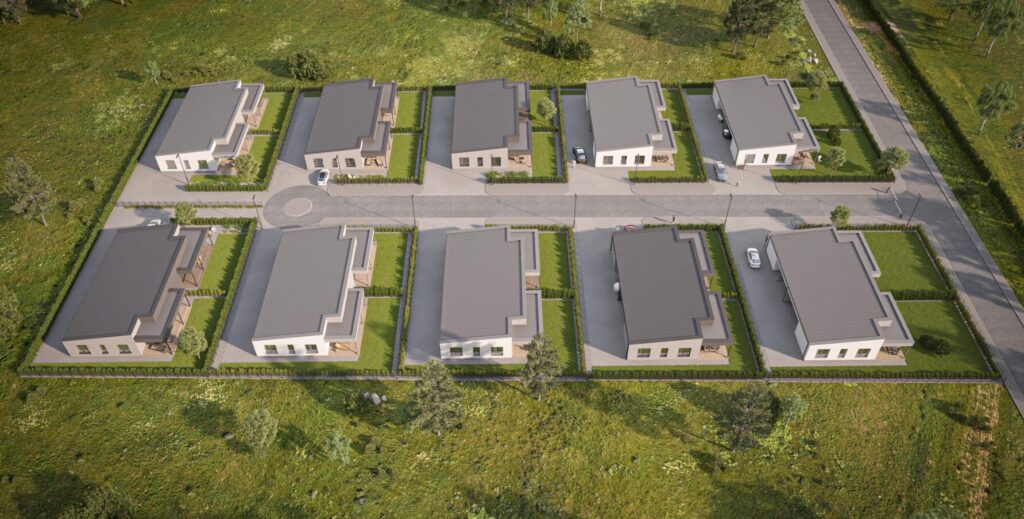 Gintariniai vakarai (Vakaro g. 4, 4A, 4B, 4C, 4D, 4I, 4H, 4G, 4F, 4E) - Private house community - visualization