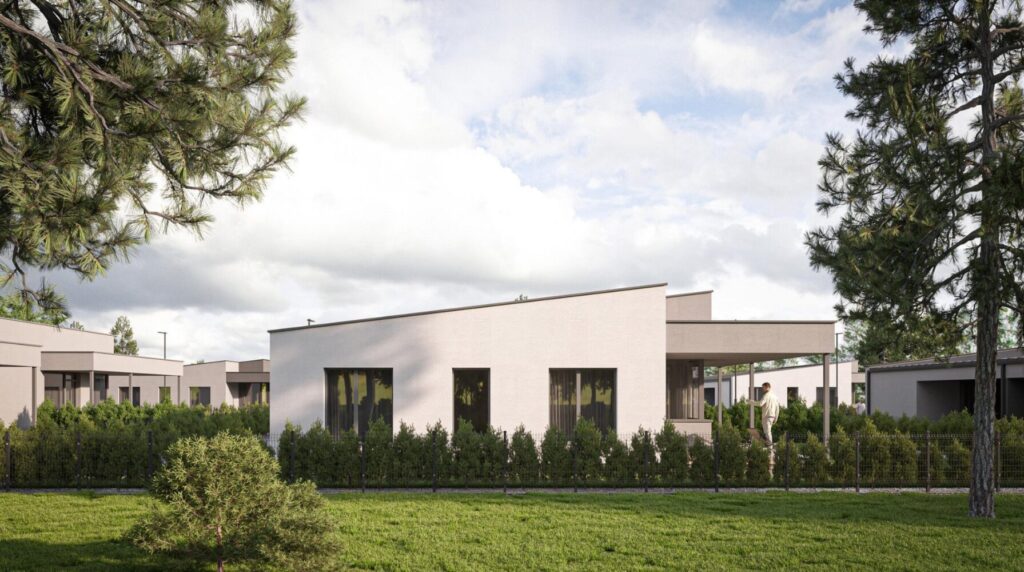 Gintariniai vakarai (Vakaro g. 4, 4A, 4B, 4C, 4D, 4I, 4H, 4G, 4F, 4E) - Private house community - visualization