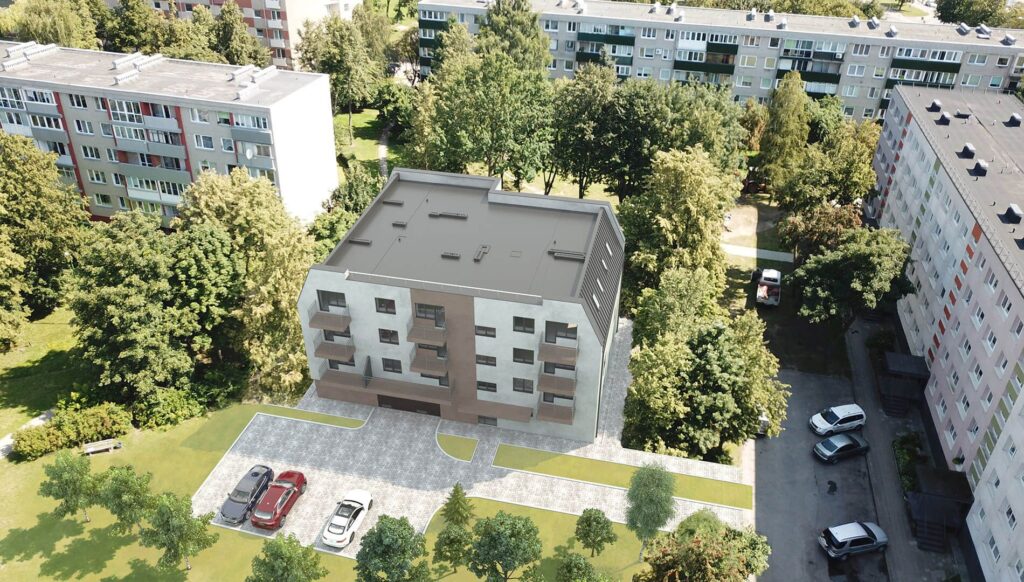 Kauno 5 (Kauno g. 5) - Daugiabutis - vizualizacija